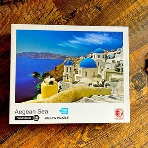 Aegean Sea puzzle, all pieces present. used once. 1000 pieces.